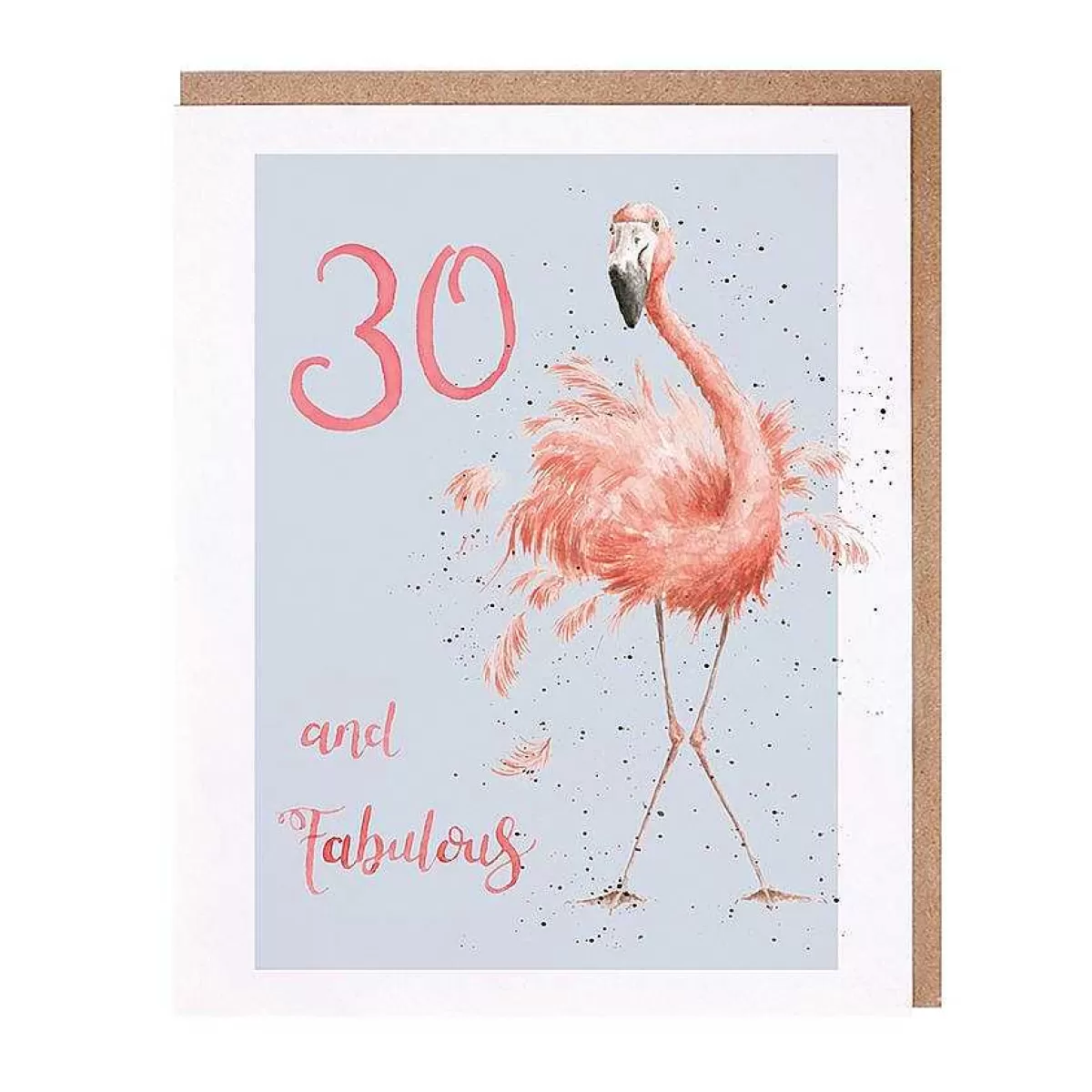 Party Animal Celebration>Wrendale Designs 30 And Fabulous' Flamingo Birthday Card