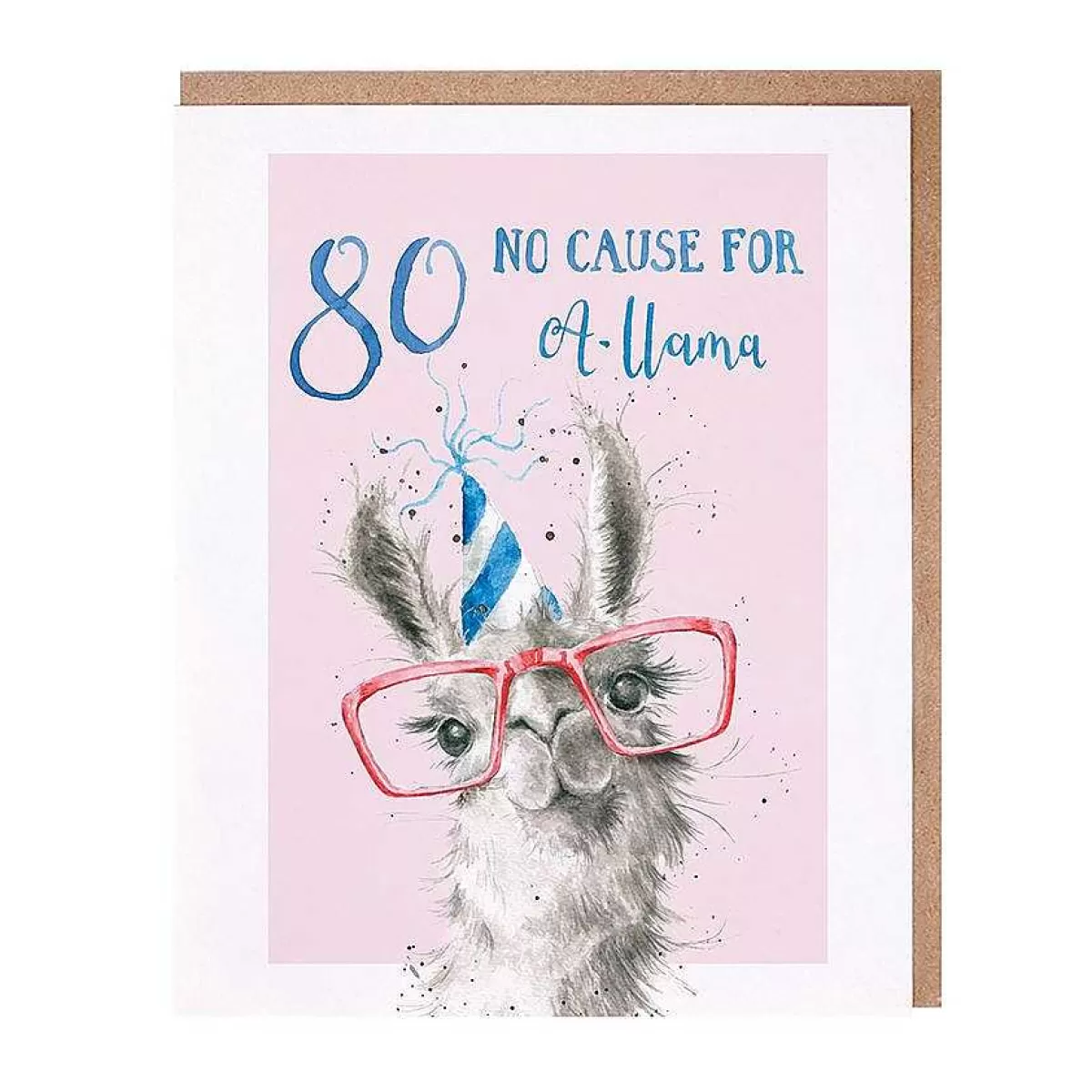 Party Animal Celebration>Wrendale Designs 80 No Cause For A-Llama' Llama Birthday Card