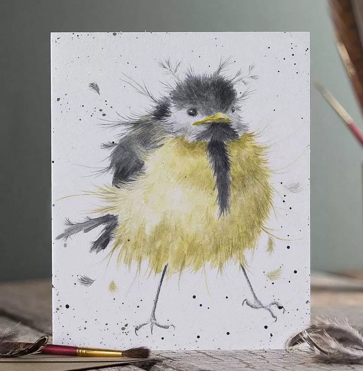 The Country Set>Wrendale Designs A Little Birdie' Great Tit Card