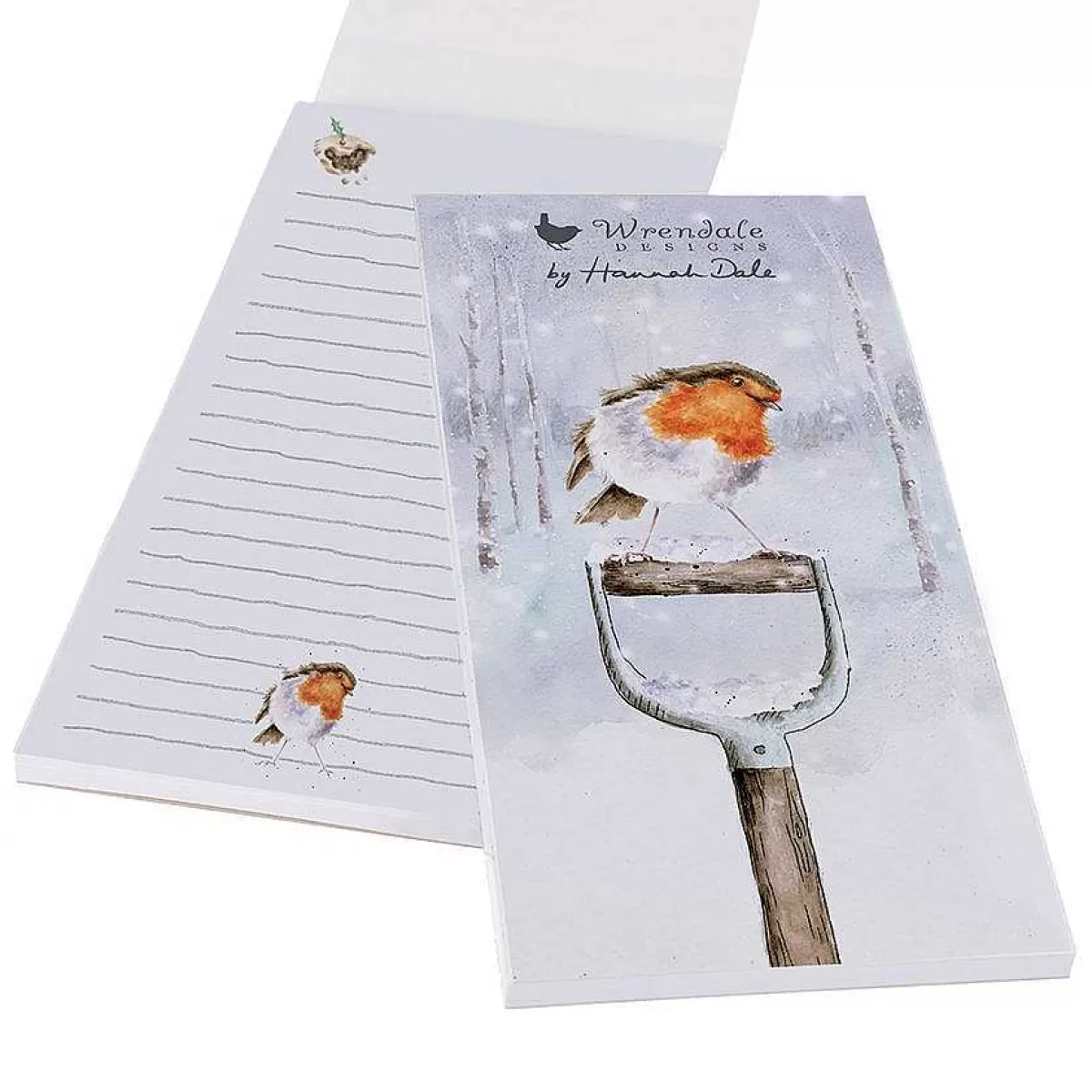 Magnetic Shopping Pads>Wrendale Designs A Little Red Robin' Robin Shopping Pad