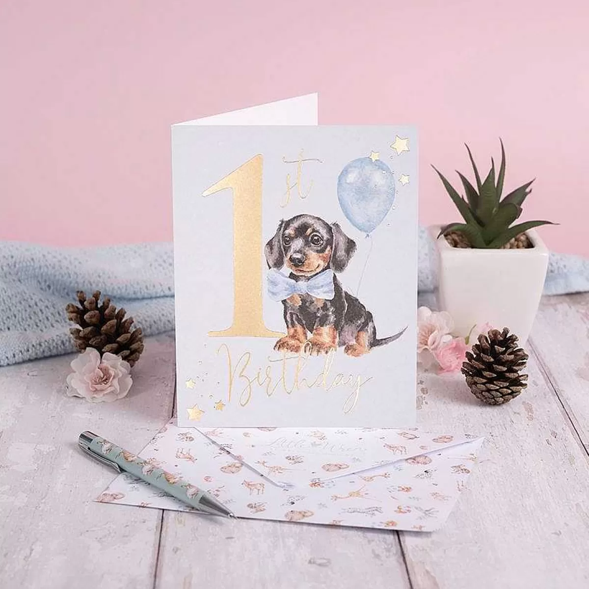 New Baby>Wrendale Designs A Pawsome Day' Dachshund Card