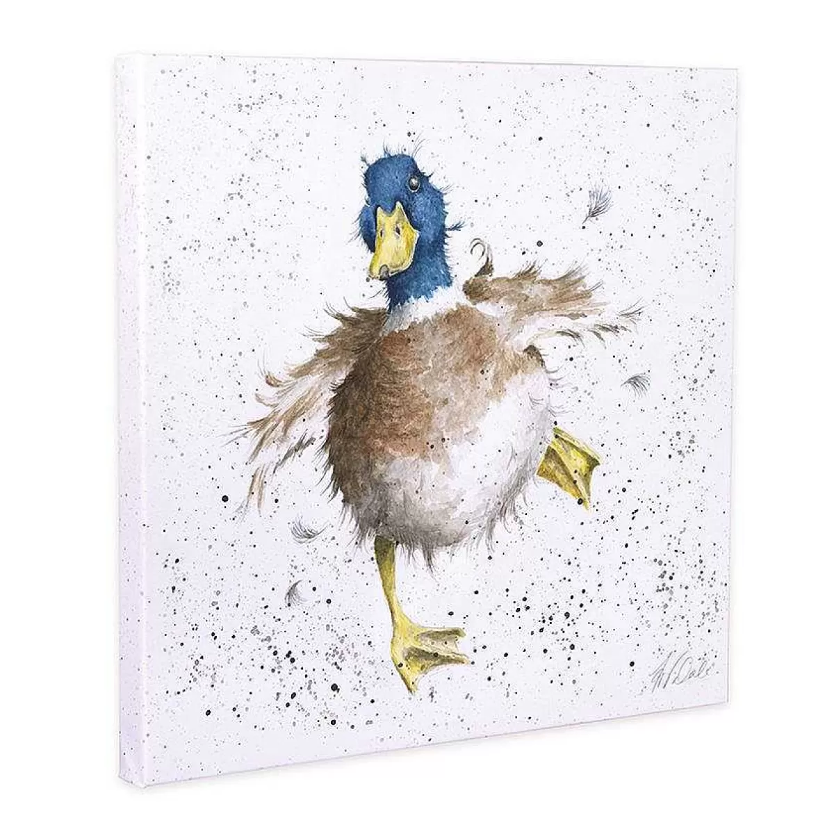 Canvas Prints>Wrendale Designs A Waddle And A Quack' Duck Canvas