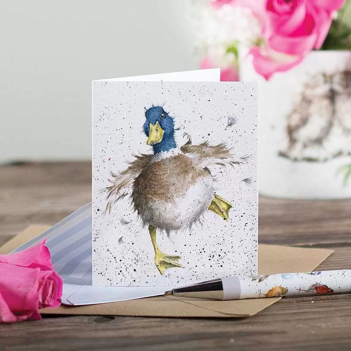 Gift Enclosure Cards>Wrendale Designs A Waddle And A Quack' Duck Enclosure Card