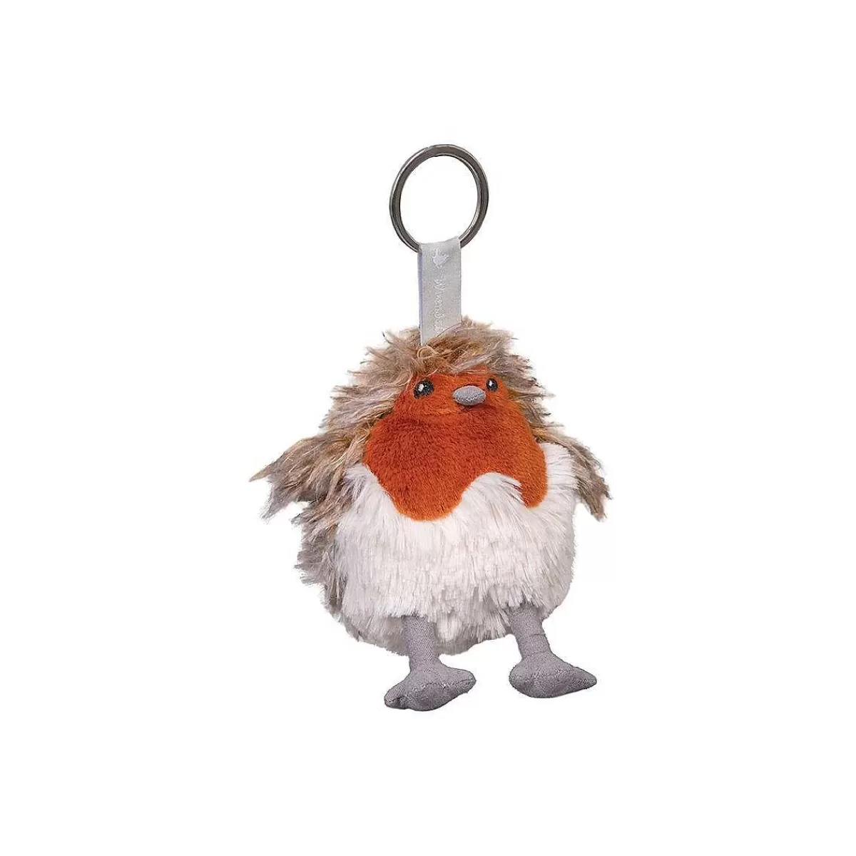 Plush Toy Collection>Wrendale Designs Adele' Robin Plush Character Keyring