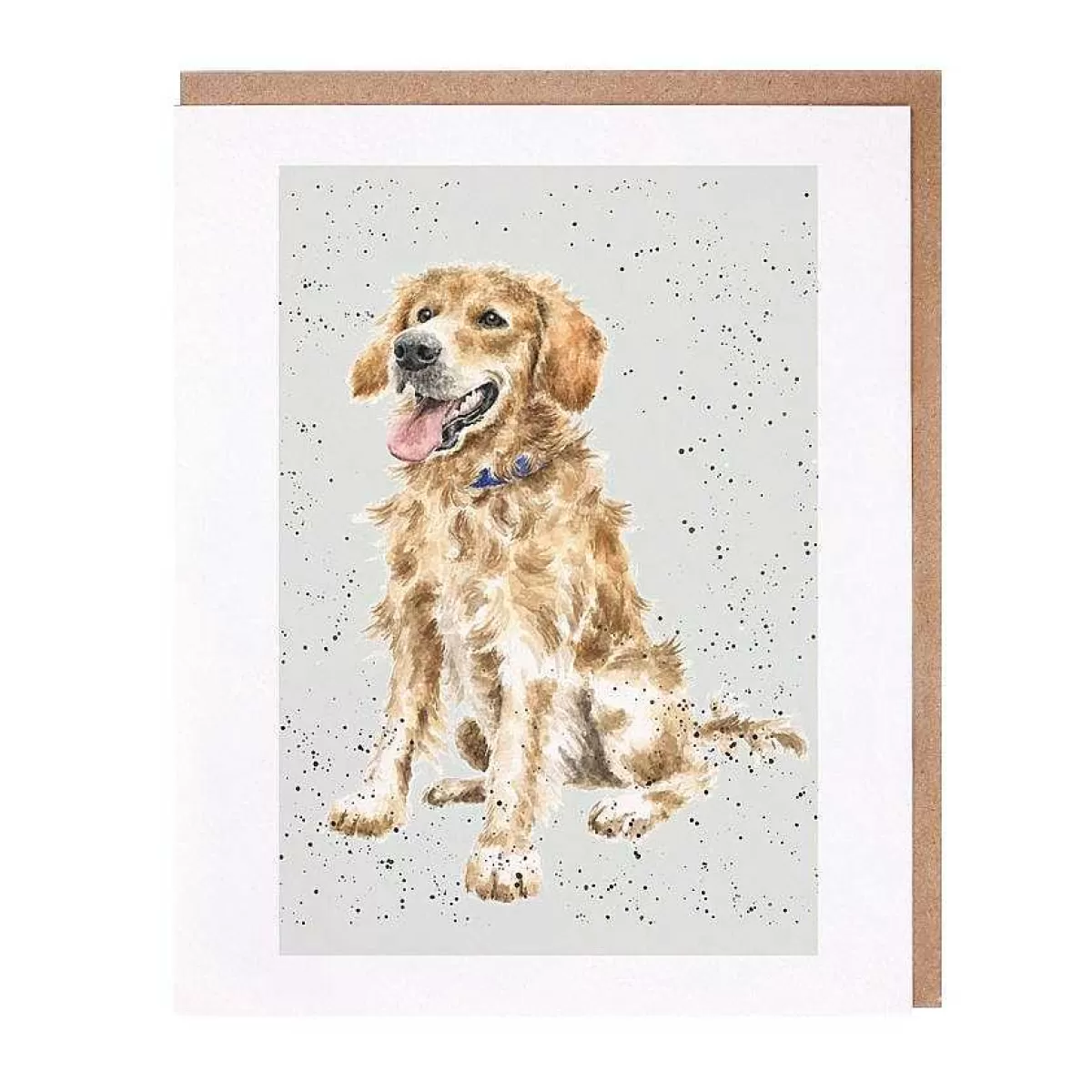 Dog Cards>Wrendale Designs Alfie' Golden Retriever Card