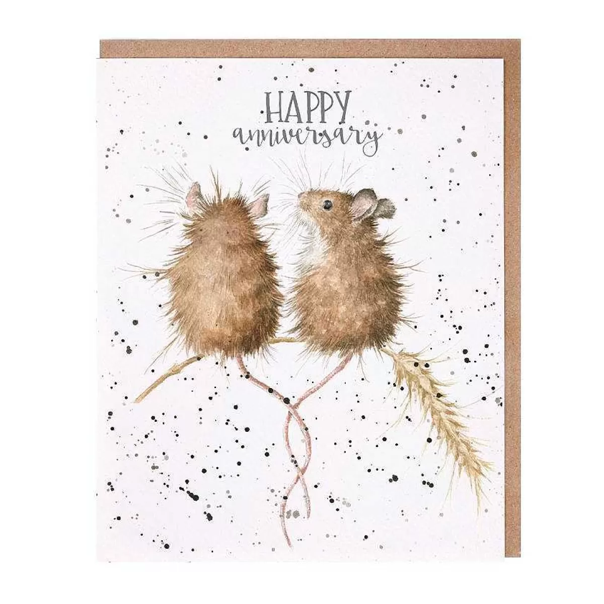 Anniversary>Wrendale Designs Anniversary Mice' Mouse Anniversary Card