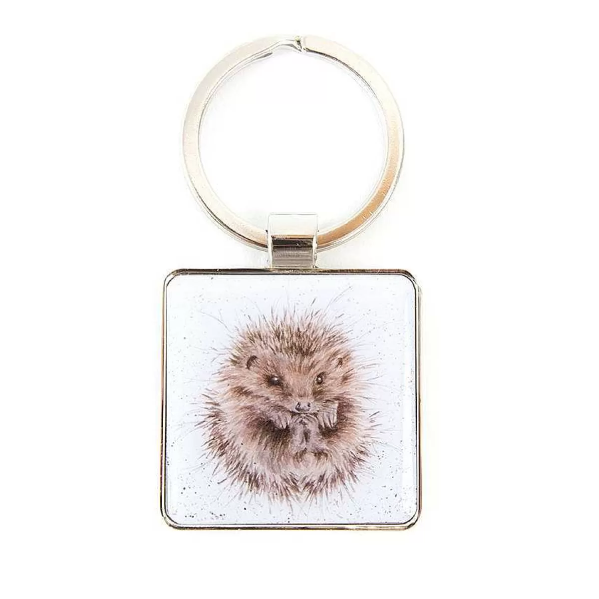 Keychains>Wrendale Designs Awakening' Hedgehog Keychain