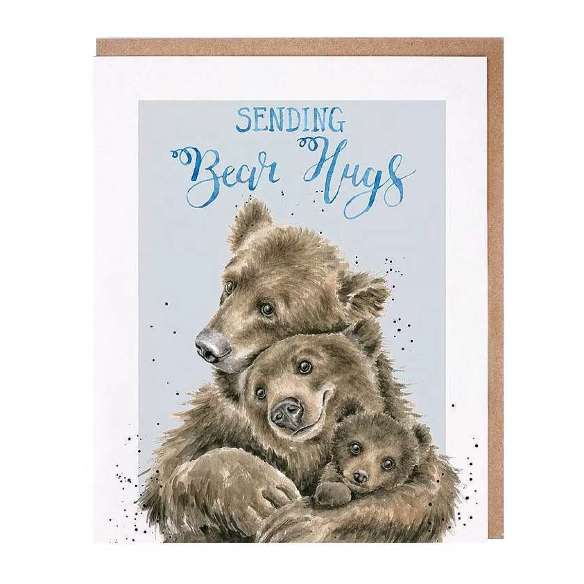 Father'S Day>Wrendale Designs Bear Hugs' Bear Card