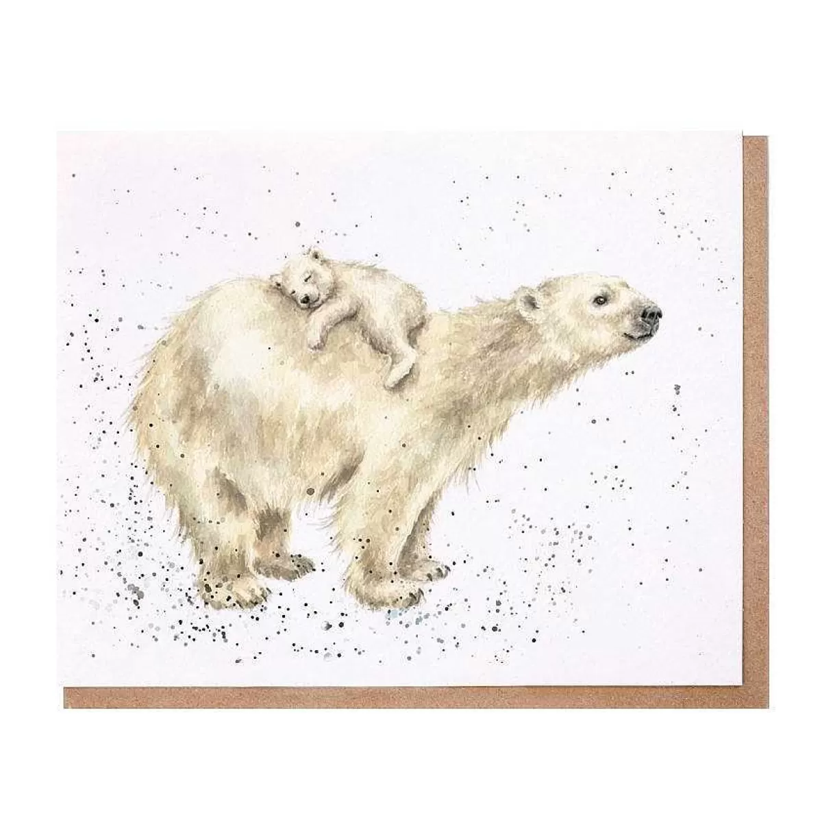 The Zoology Collection>Wrendale Designs Bear Hugs' Polar Bear Card