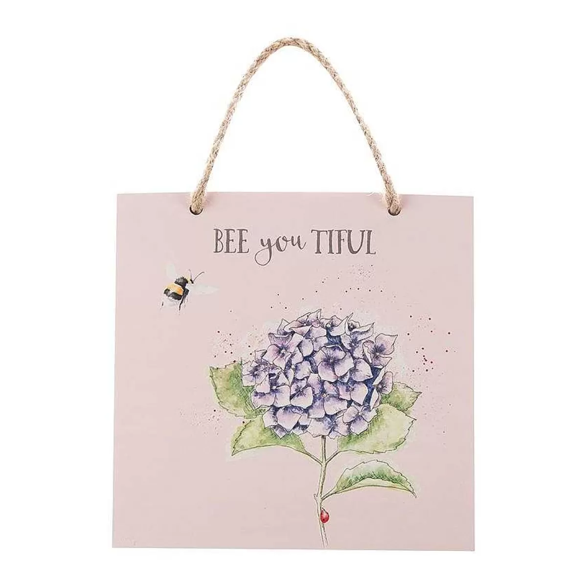 Gifts For Her>Wrendale Designs Beeyoutiful' Bee Wooden Plaque