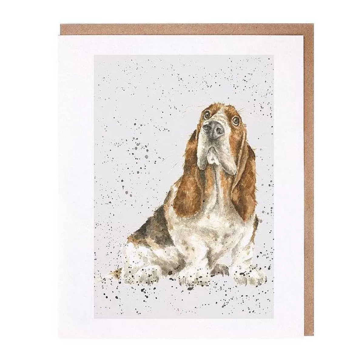 Dog Cards>Wrendale Designs Bella' Basset Hound Card