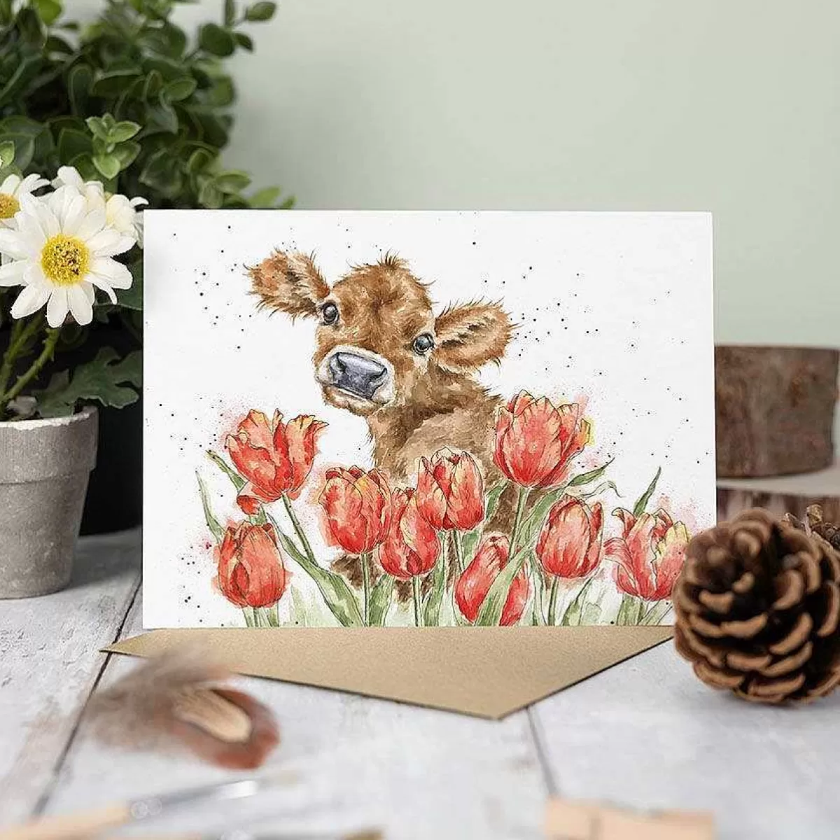 The Country Set>Wrendale Designs Bessie' Card