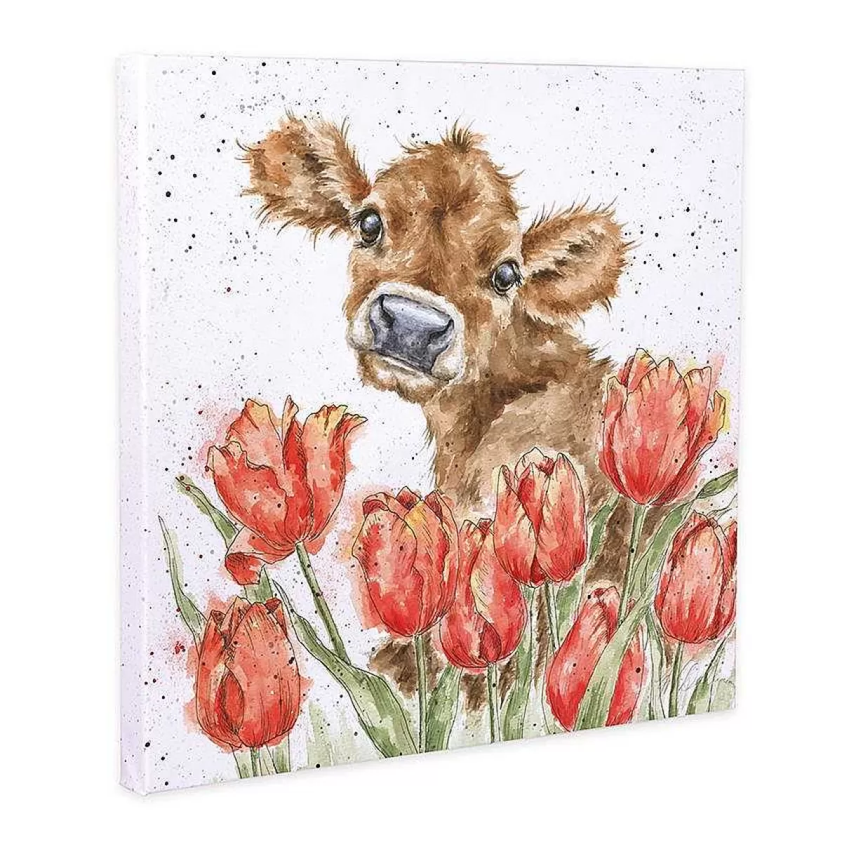 Canvas Prints>Wrendale Designs Bessie' Cow Canvas