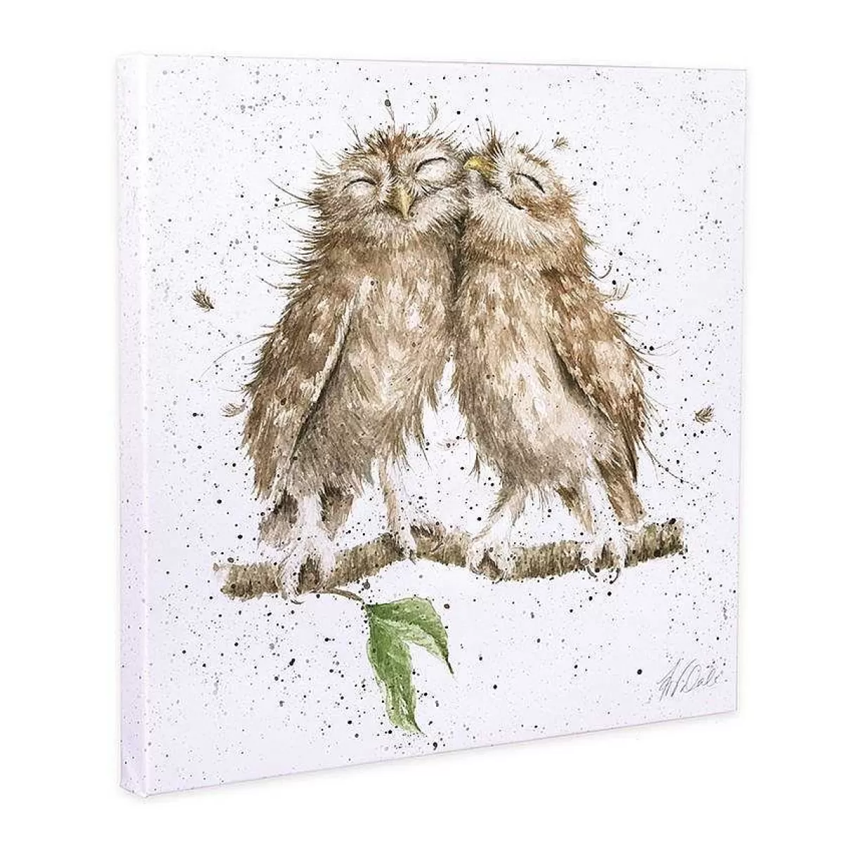 Canvas Prints>Wrendale Designs Birds Of A Feather' Owl Canvas