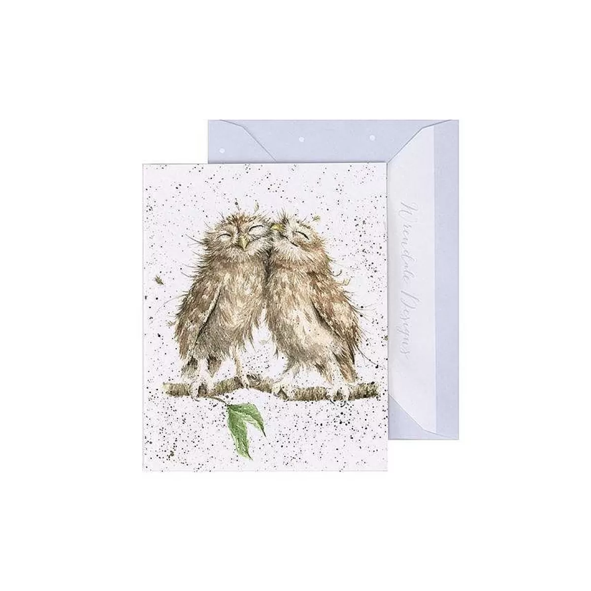 Gift Enclosure Cards>Wrendale Designs Birds Of A Feather' Owl Enclosure Card