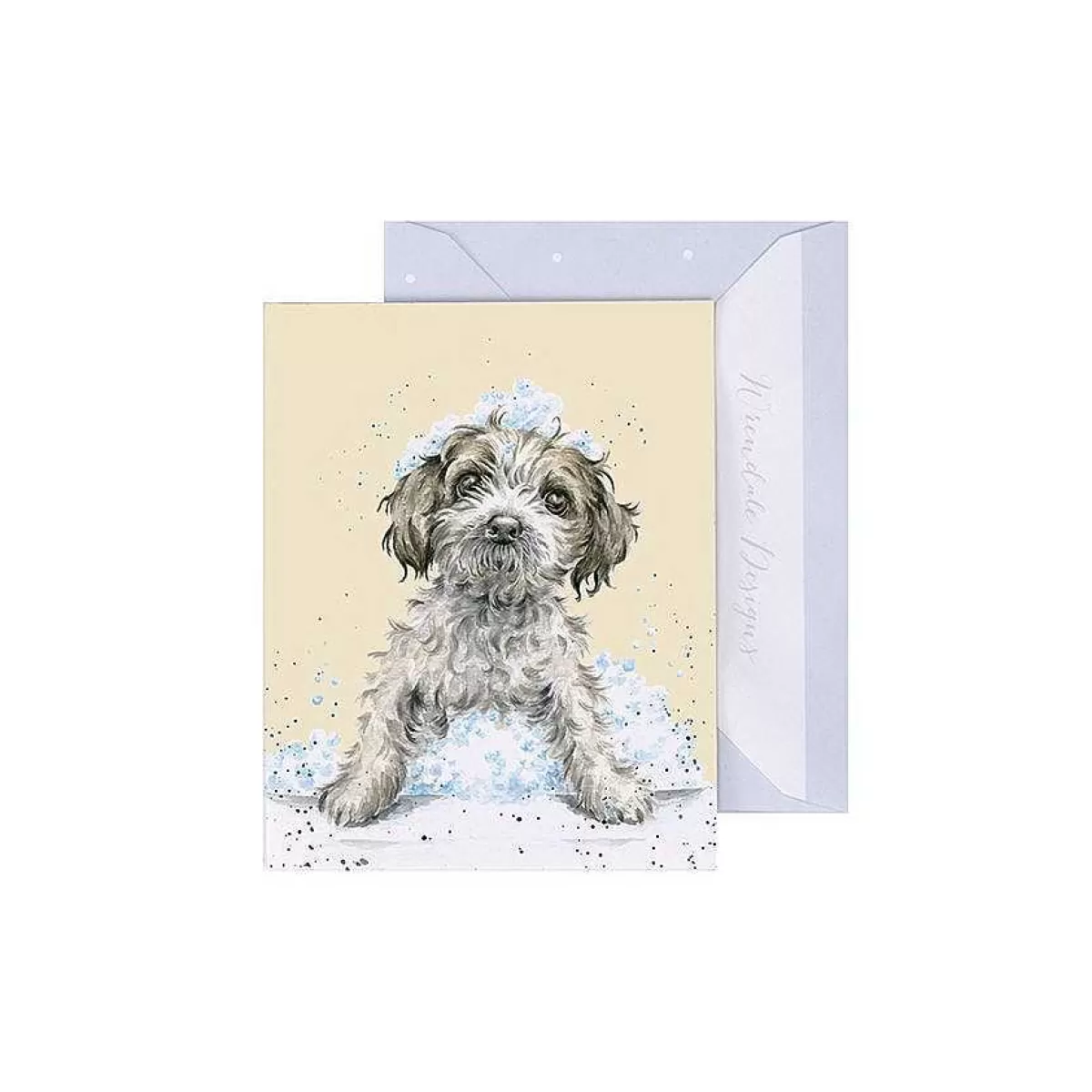 Gift Enclosure Cards>Wrendale Designs Birthday Bubbles' Dog Enclosure Card