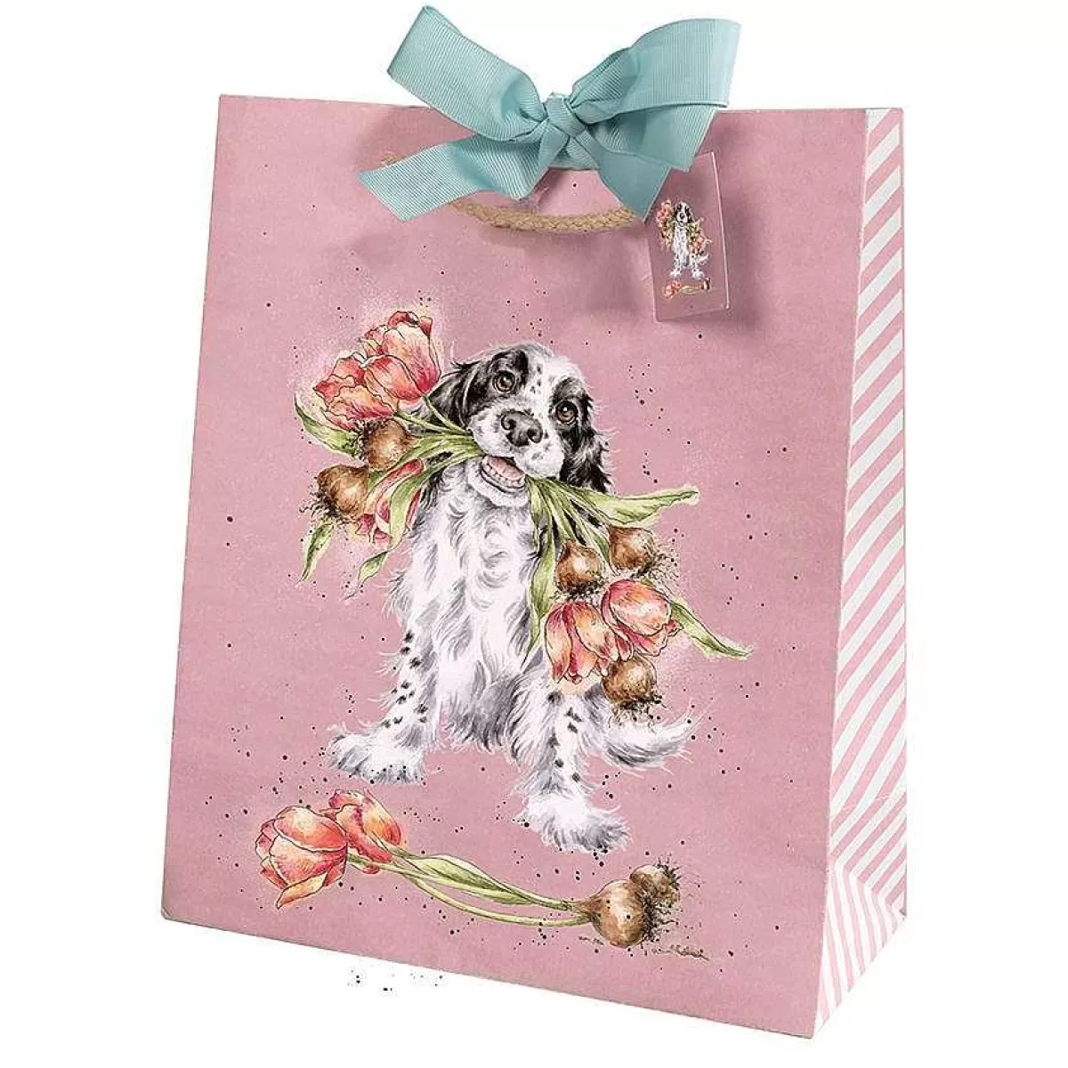 Valentine'S Day>Wrendale Designs Blooming With Love' Dog Large Gift Bag