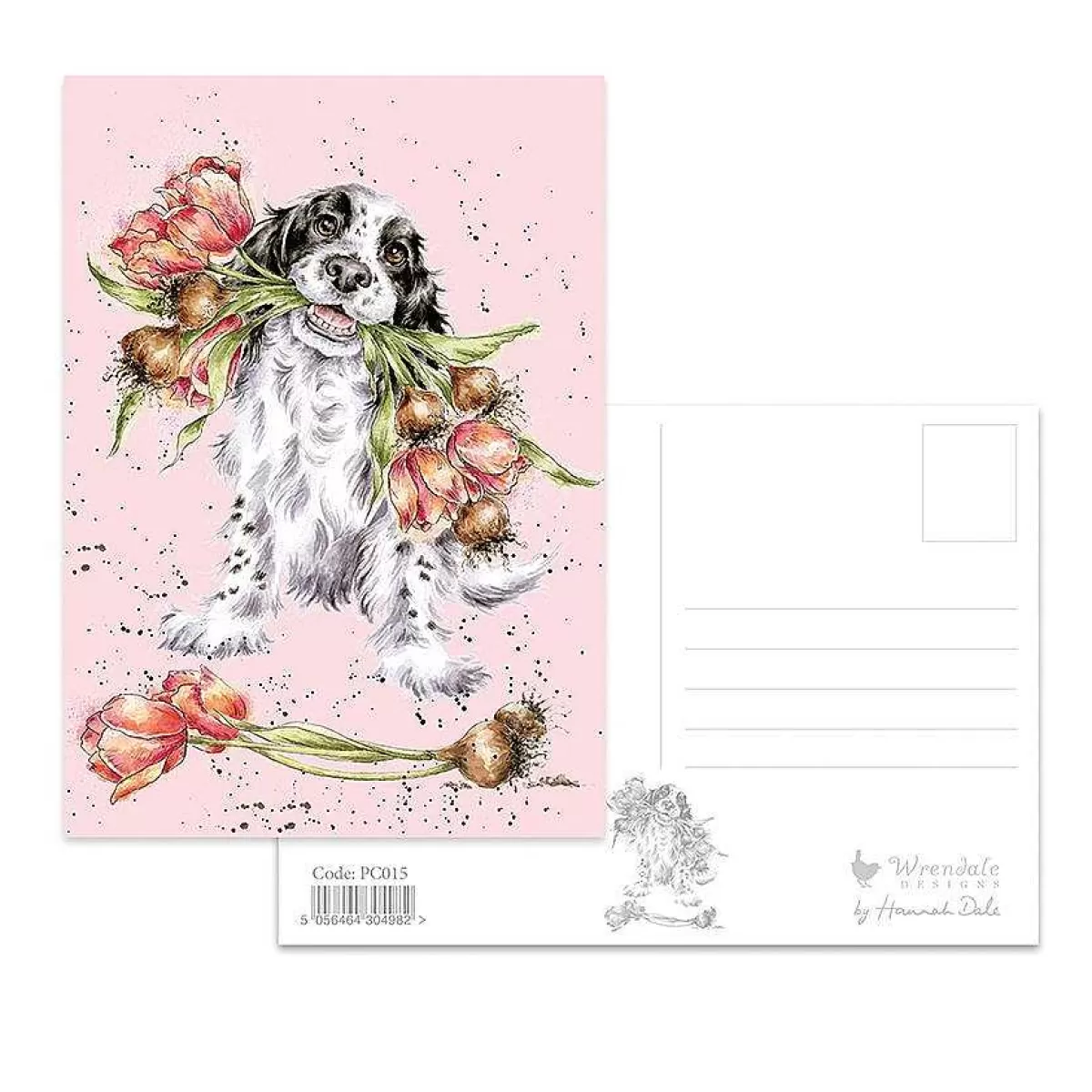 Postcards>Wrendale Designs Blooming With Love' Postcard