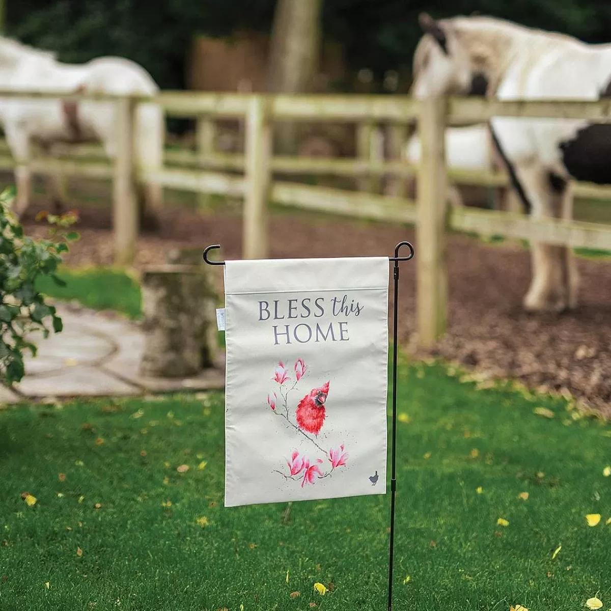 Accessories>Wrendale Designs Blue Bird' Bird Garden Flag