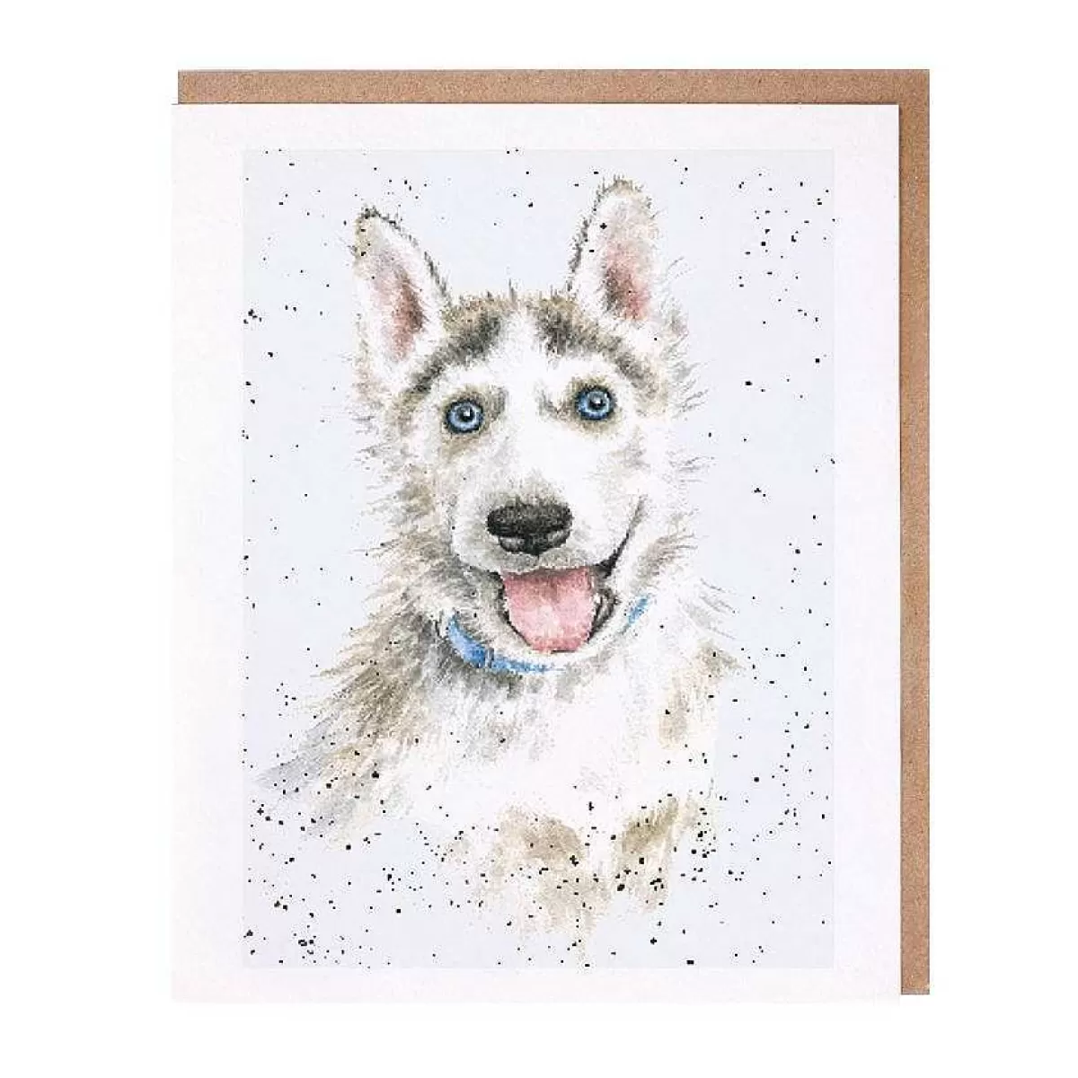 Dog Cards>Wrendale Designs Blue' Husky Card