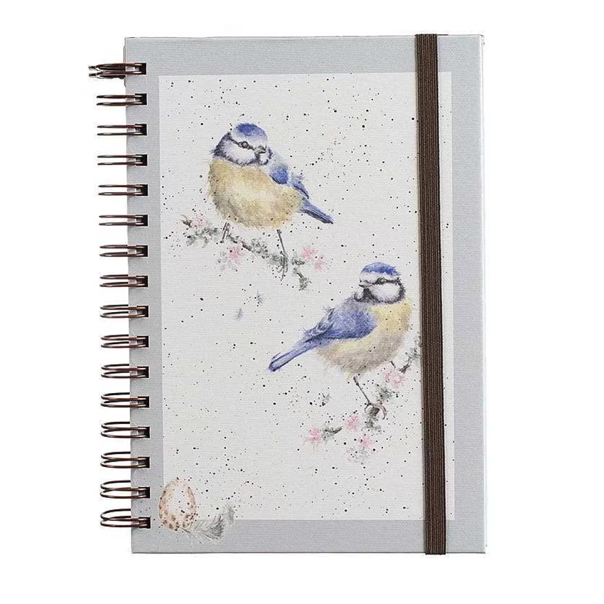 Notebooks & Journals>Wrendale Designs Bluetits' Spiral Bound Journal