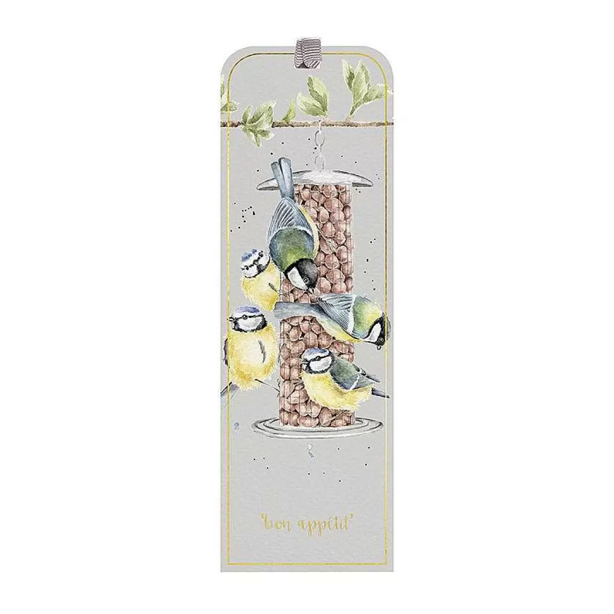 Bookmarks>Wrendale Designs Bon Appetit' Bluetit Bookmark