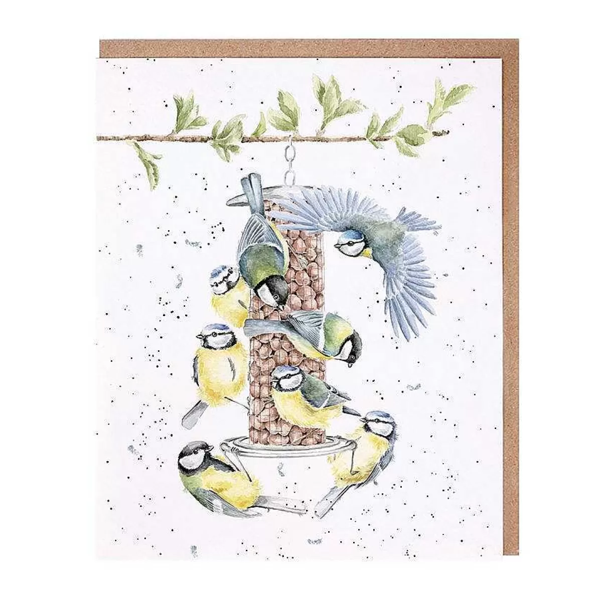 The Country Set>Wrendale Designs Bon Appetit' Bluetit Card