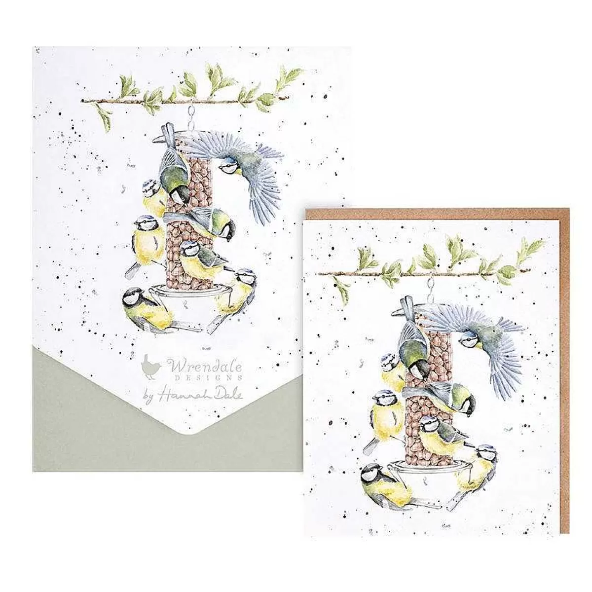 Notecards & Memo Blocks>Wrendale Designs Bon Appetit' Bluetit Notecard Set