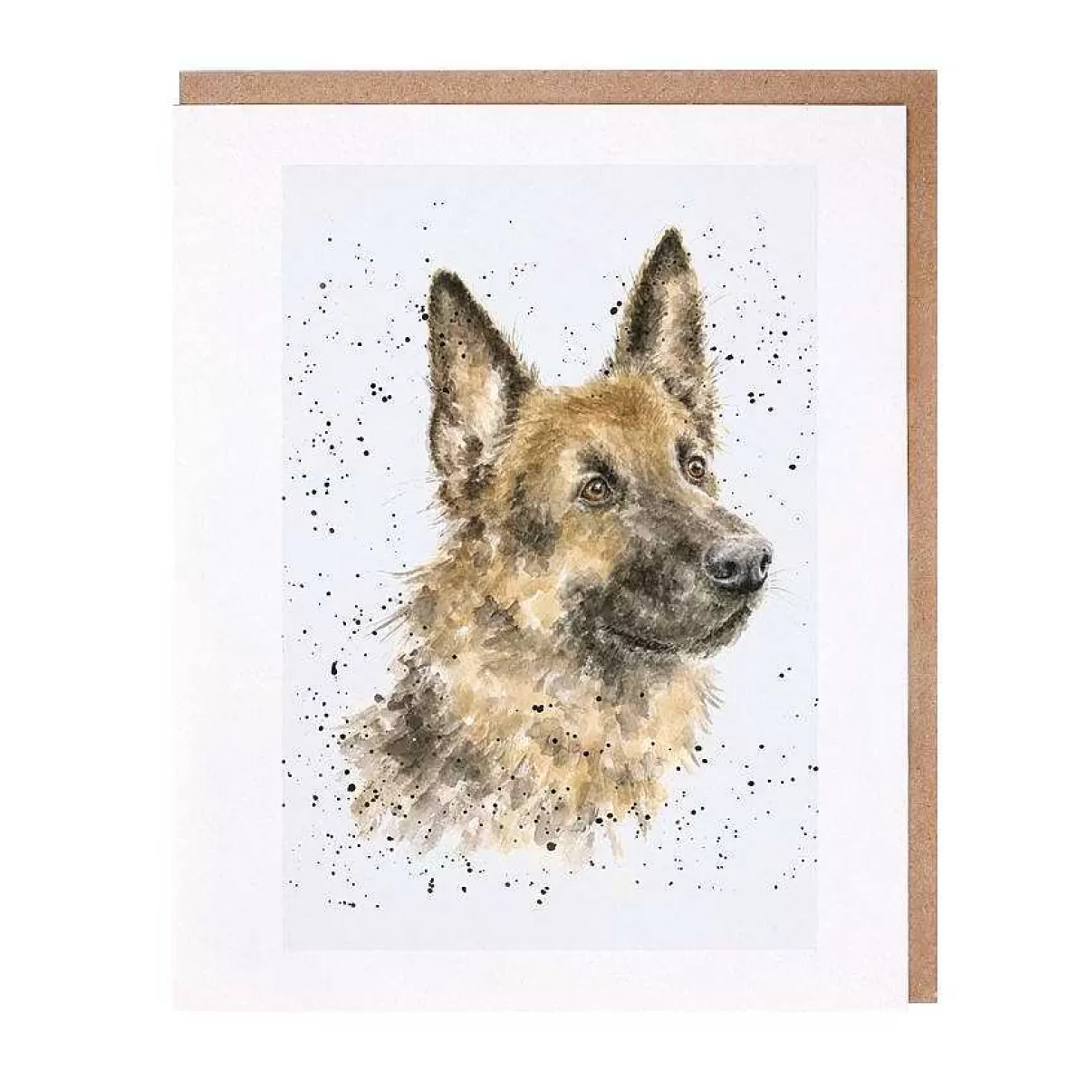 Dog Cards>Wrendale Designs Bonnie' German Shepherd Card