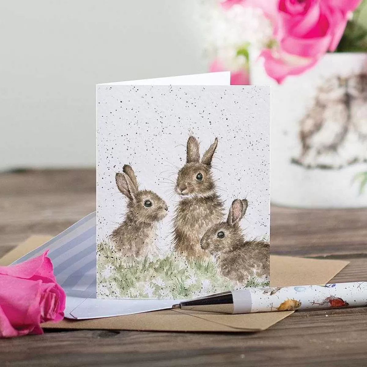 Gift Enclosure Cards>Wrendale Designs Born Free' Rabbit Enclosure Card