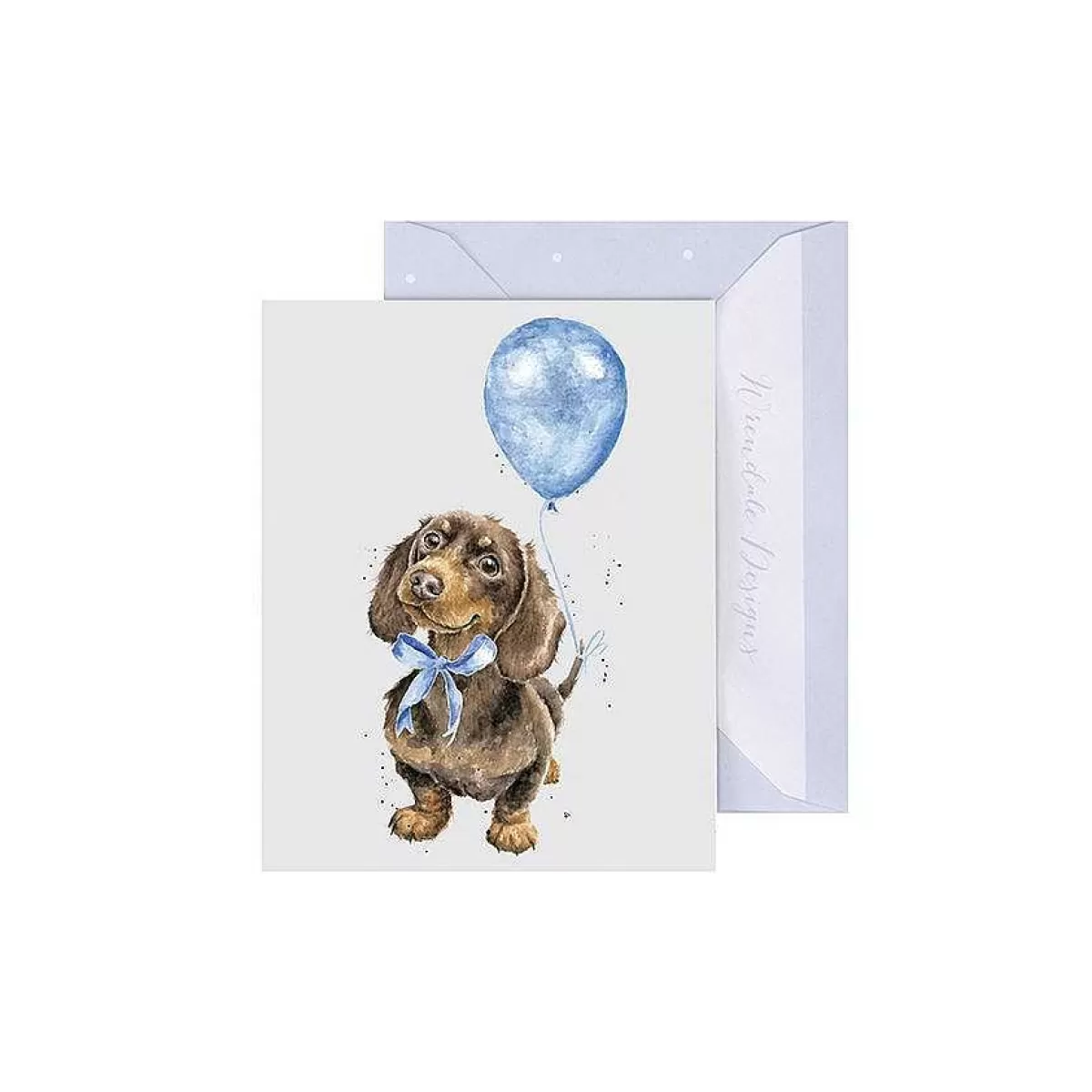 Gift Enclosure Cards>Wrendale Designs Boy Sausage' Dachshund Enclosure Card