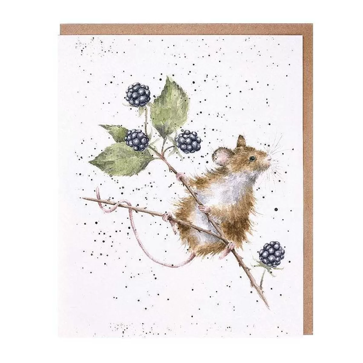 The Country Set>Wrendale Designs Brambles' Mouse Card