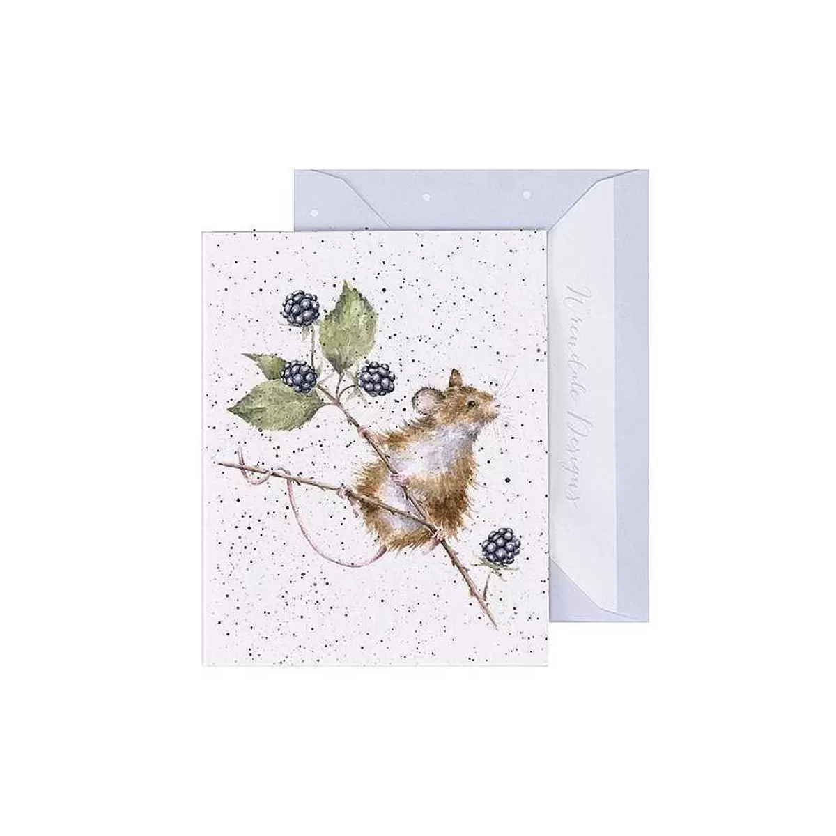 Gift Enclosure Cards>Wrendale Designs Brambles' Mouse Enclosure Card