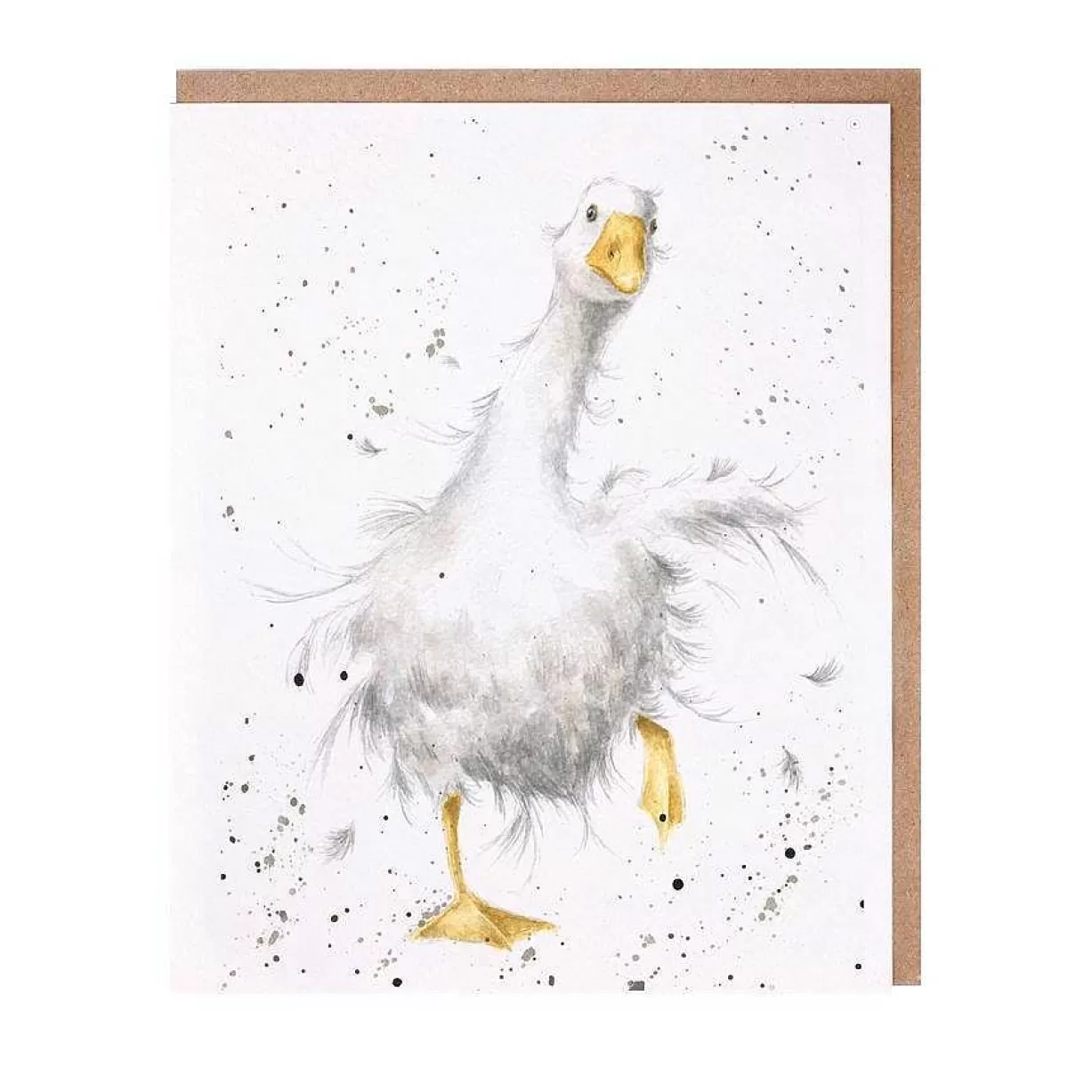 The Country Set>Wrendale Designs Breakfast Time' Goose Card