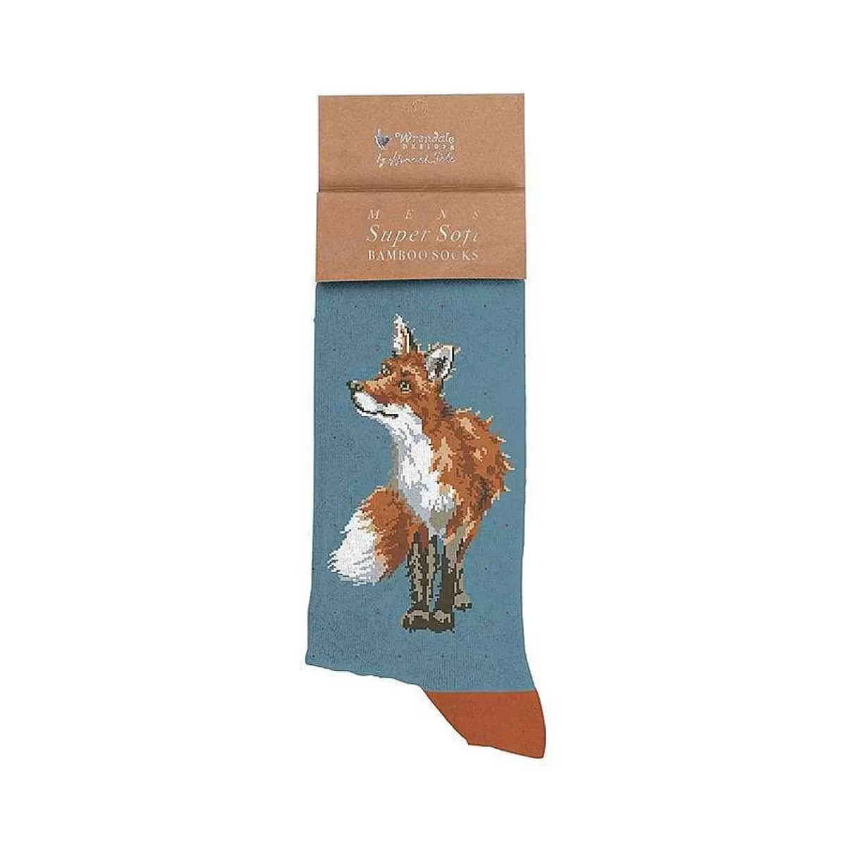 Socks>Wrendale Designs Bright Eyed And Bushy Tailed' Fox Men'S Socks