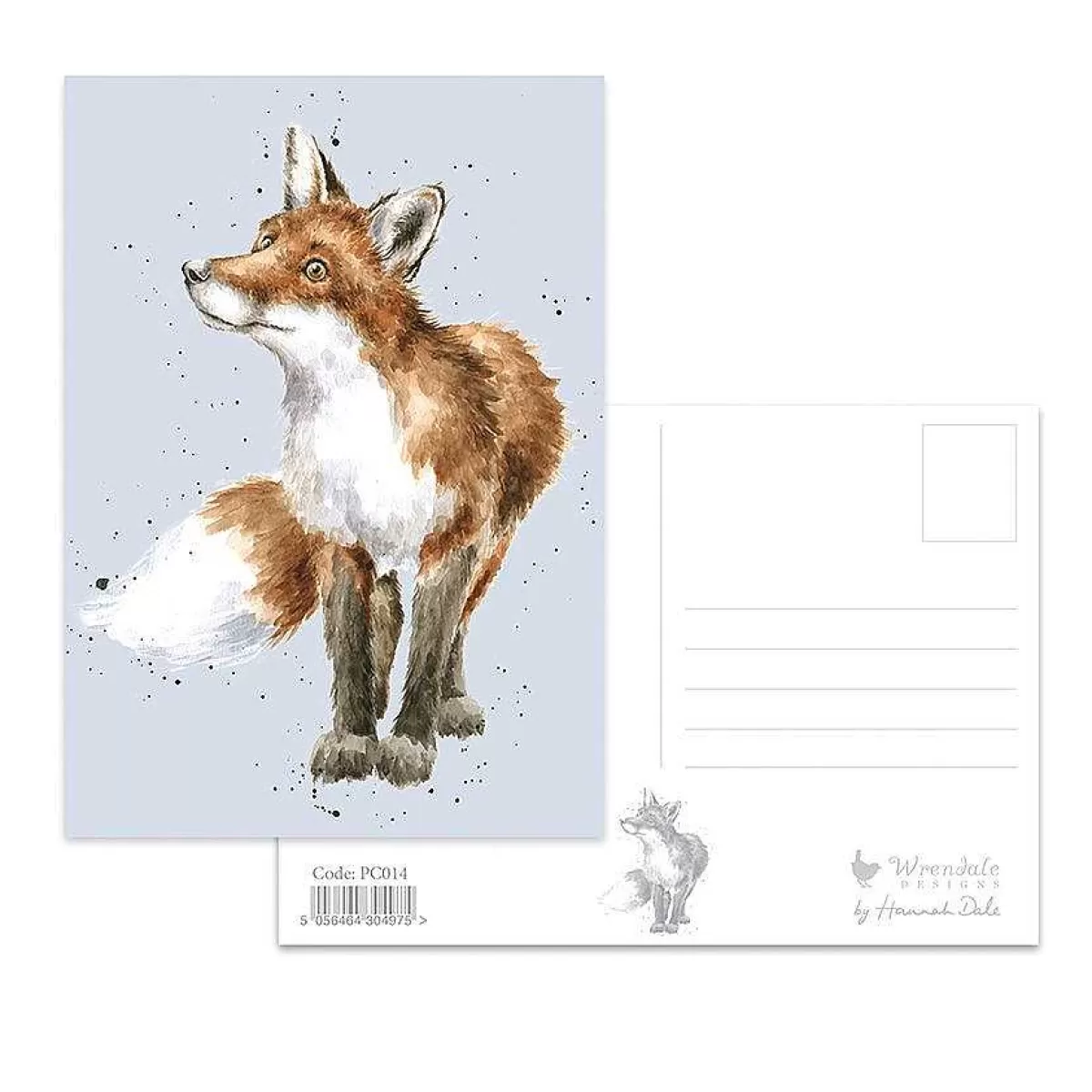 Postcards>Wrendale Designs Bright Eyed And Bushy Tailed' Postcard