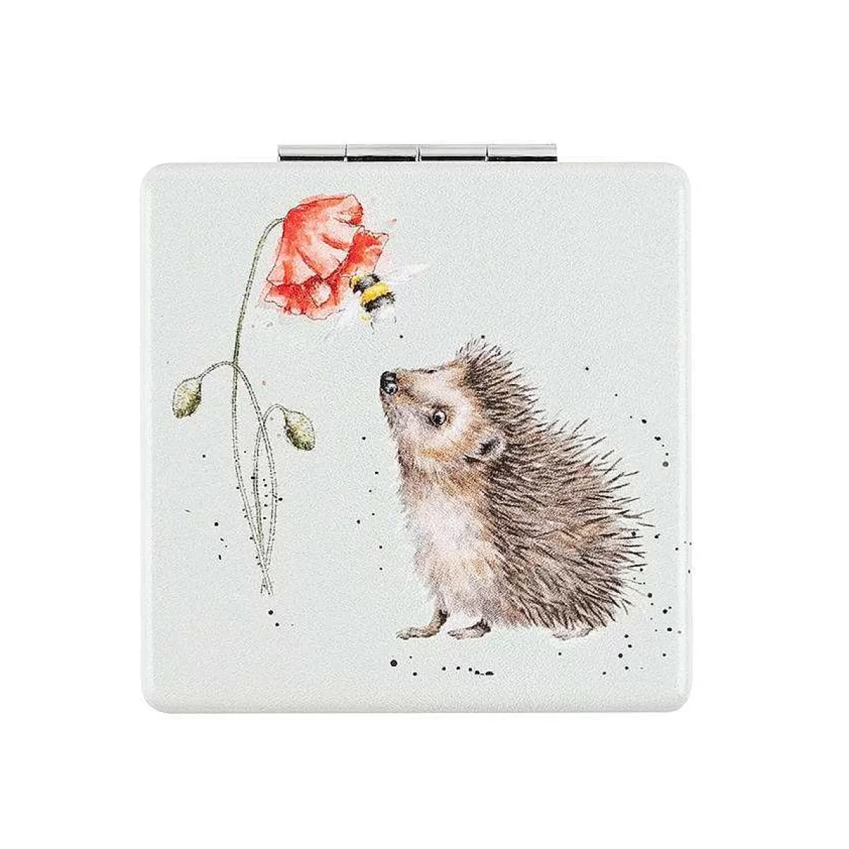 Compact Mirrors>Wrendale Designs Busy As A Bee' Hedgehog Compact Mirror