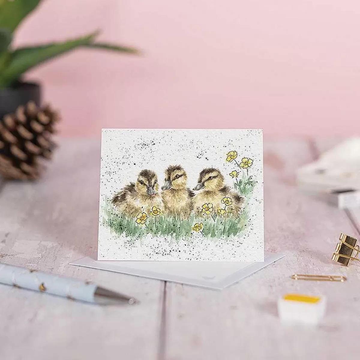 Gift Enclosure Cards>Wrendale Designs Buttercup' Duck Enclosure Card