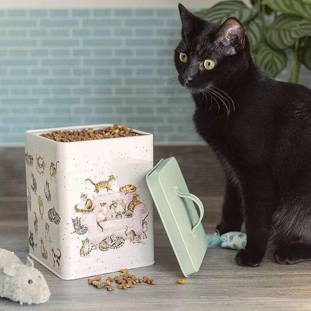 Pet Tinware>Wrendale Designs Cat Treat Tin