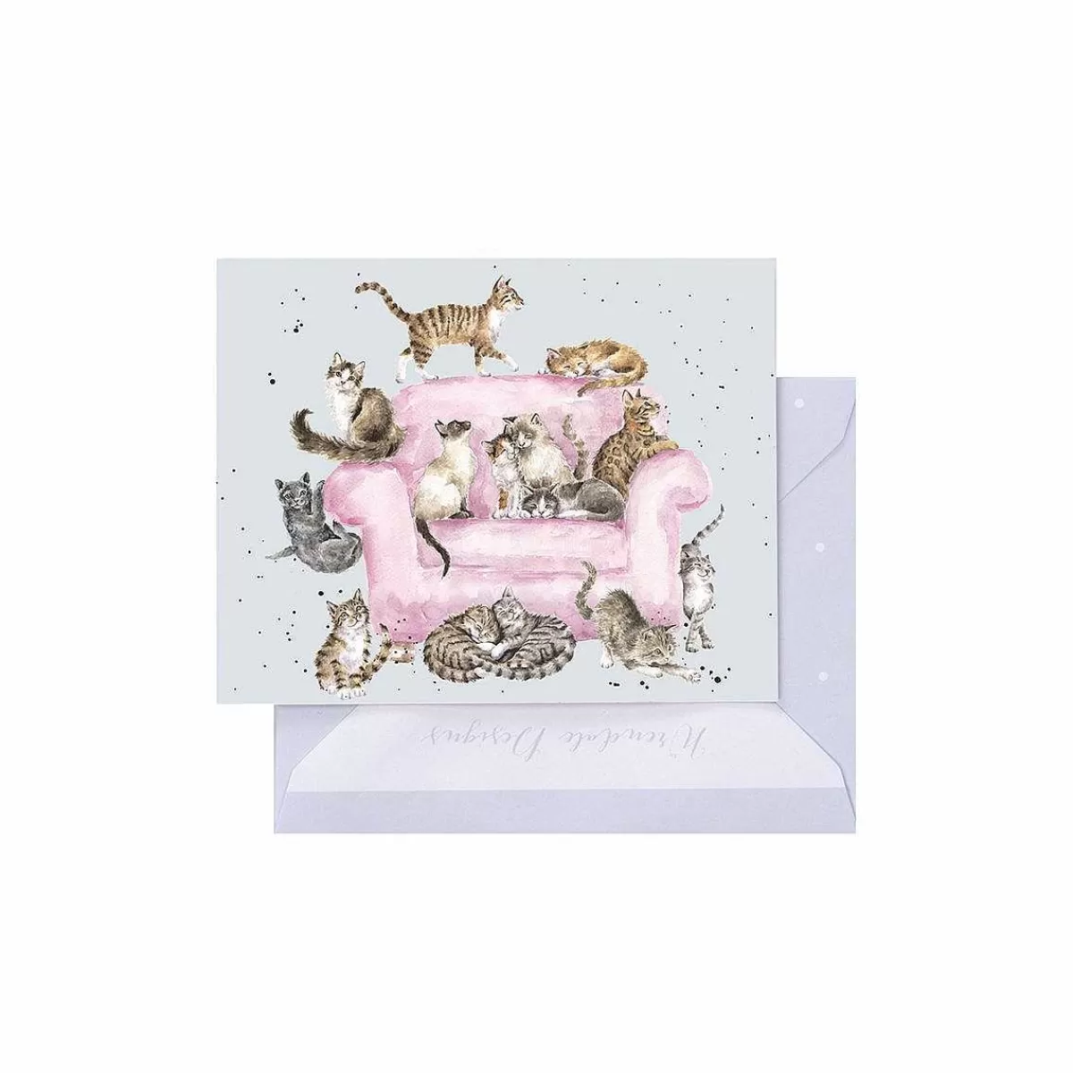 Gift Enclosure Cards>Wrendale Designs Cattitude' Cat Gift Enclosure Card