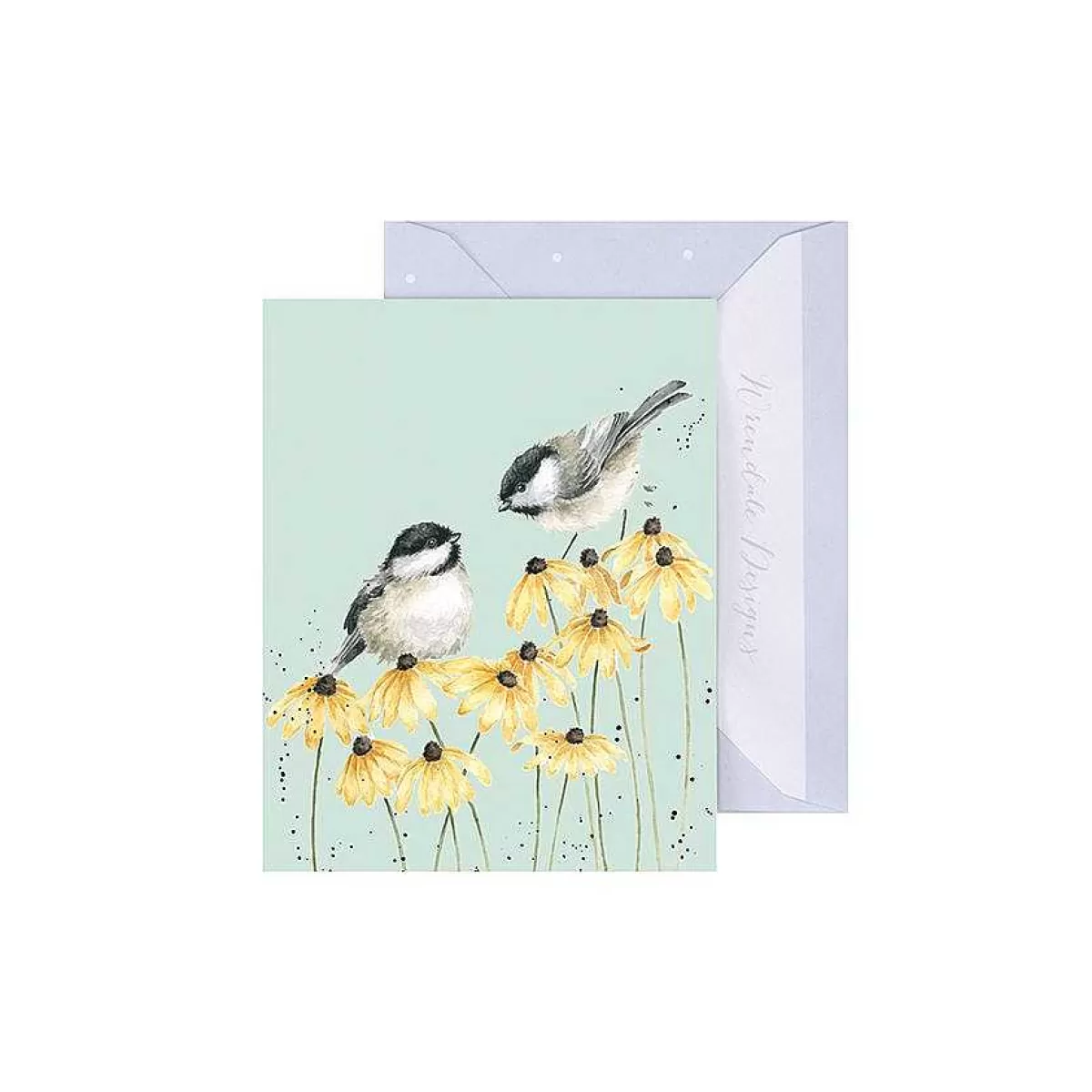 Gift Enclosure Cards>Wrendale Designs Chickadees' Chickadee Enclosure Card