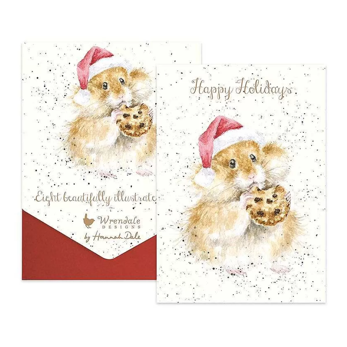 Boxed Christmas Cards>Wrendale Designs Christmas Cookie' Christmas Card Pack