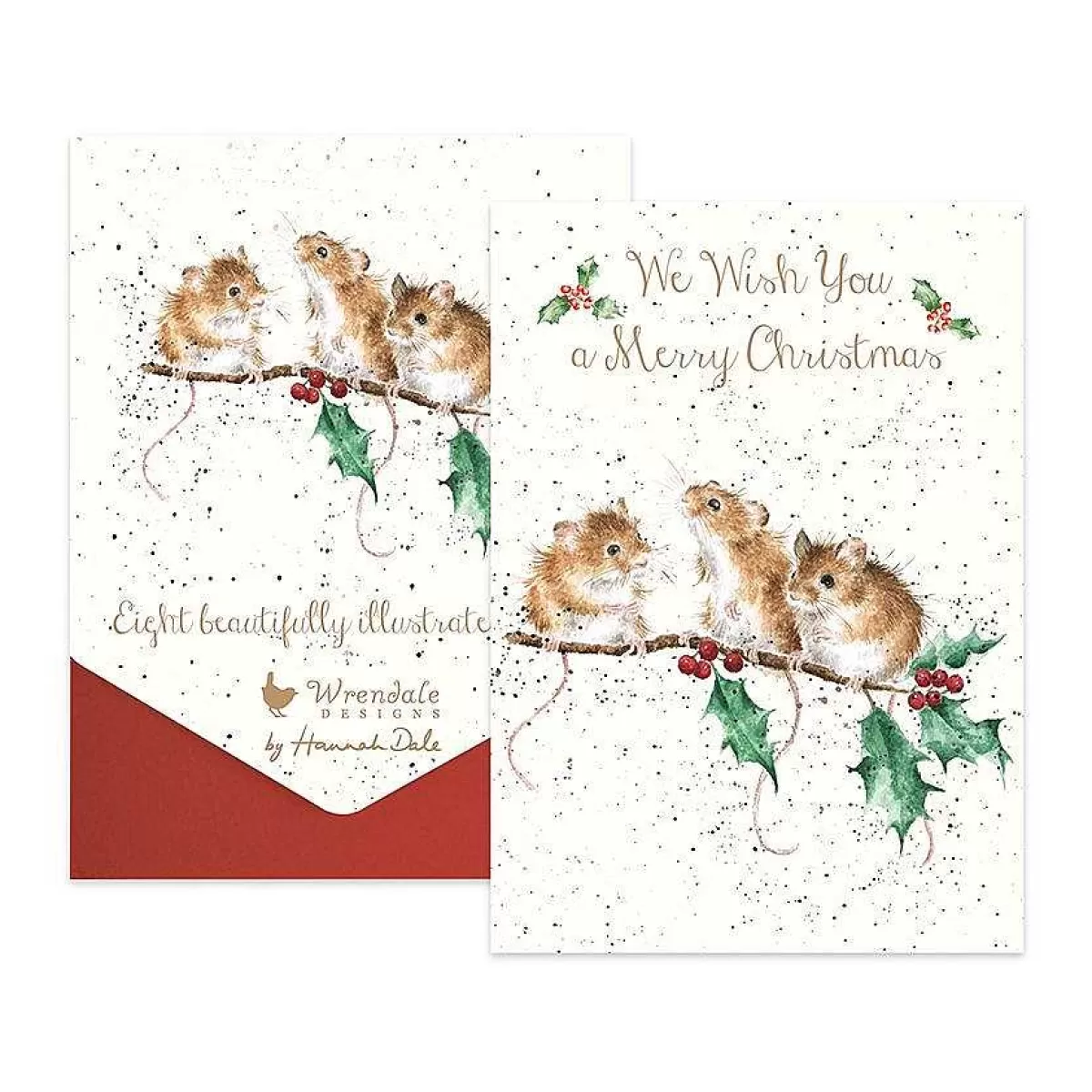 Boxed Christmas Cards>Wrendale Designs Christmas Mice' Mouse Card Pack