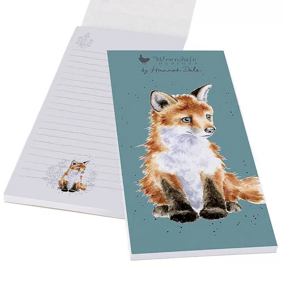 Magnetic Shopping Pads>Wrendale Designs Contemplation' Fox Shopping Pad