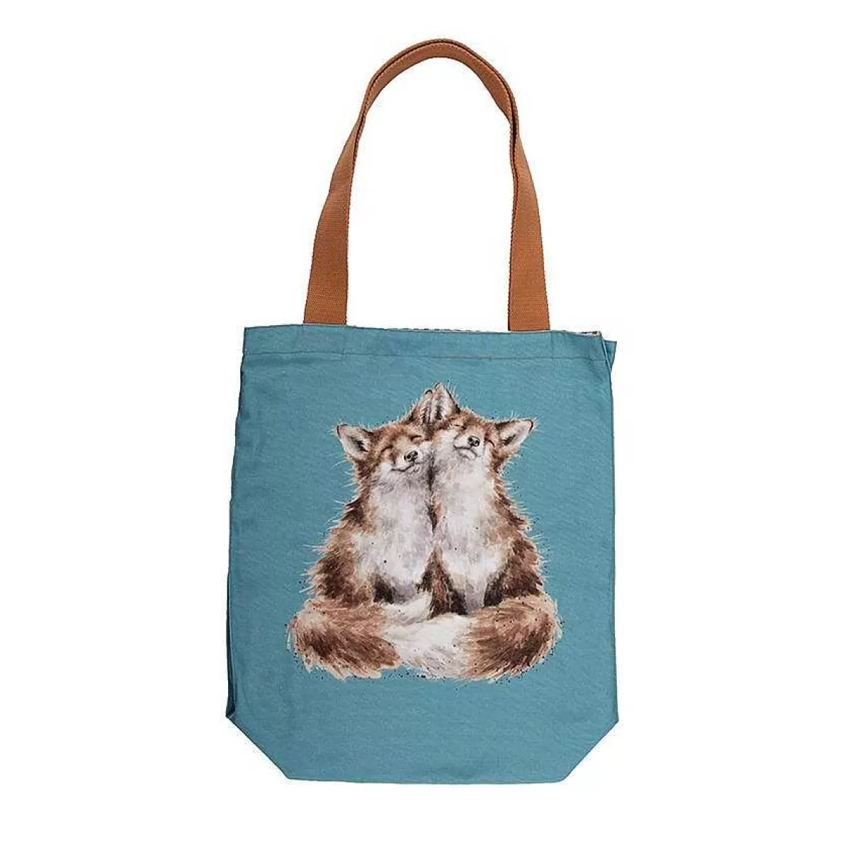 Canvas & Foldable Shopping Bags>Wrendale Designs Contentment' Fox Canvas Bag