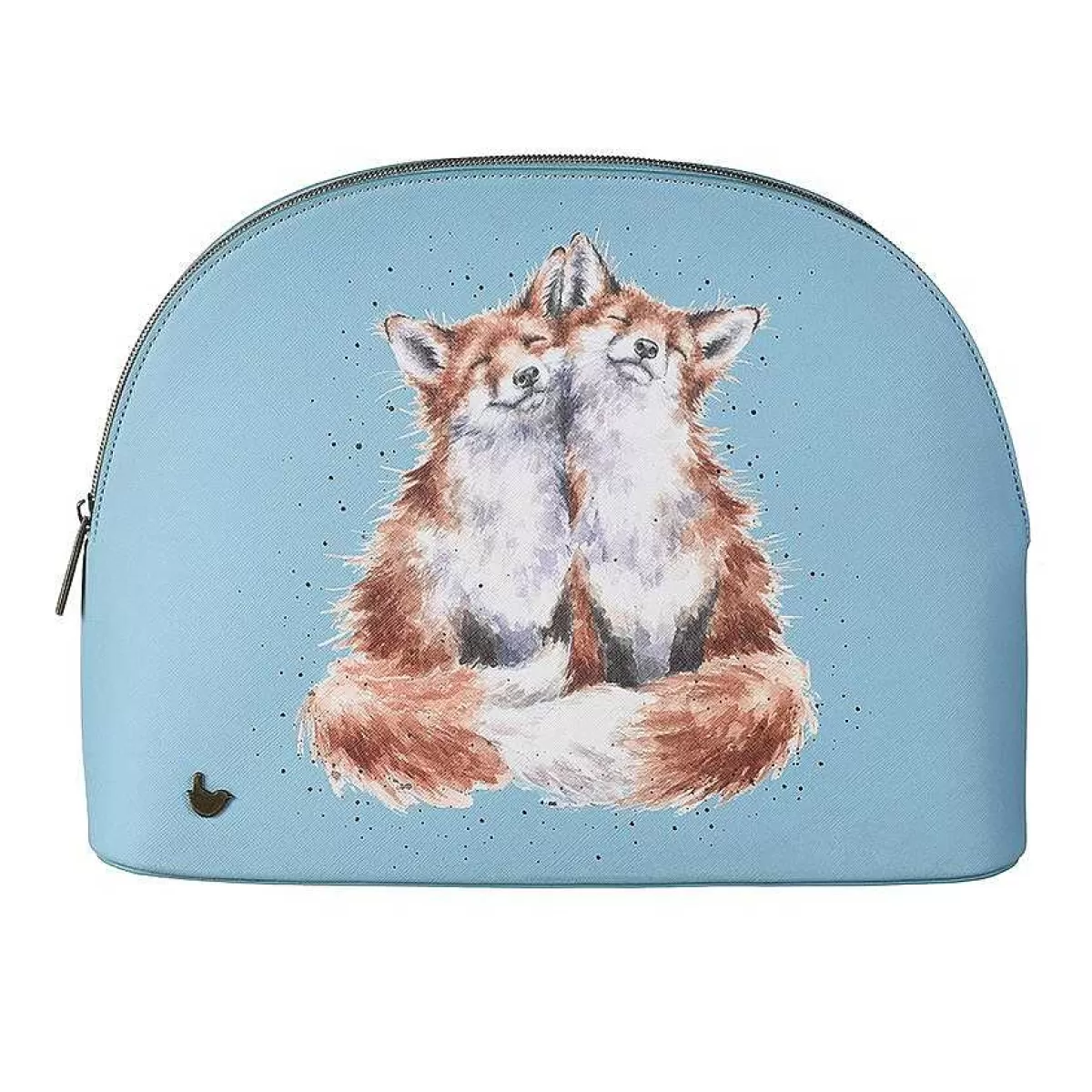 Cosmetic Bags>Wrendale Designs Contentment' Fox Large Cosmetic Bag