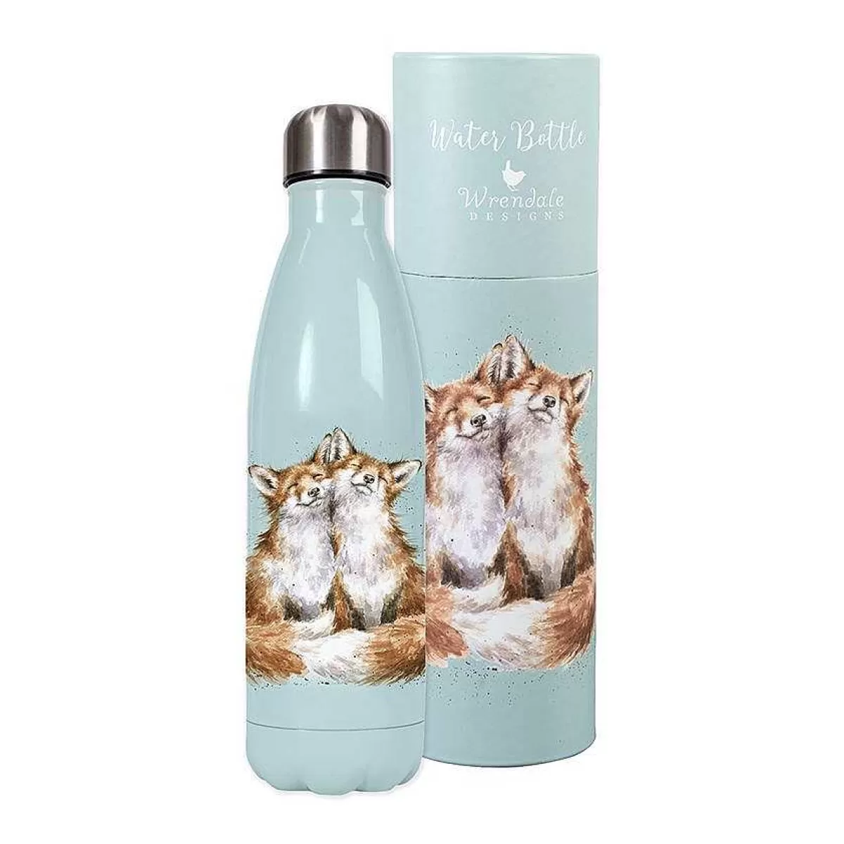 Water Bottles>Wrendale Designs Contentment' Fox Water Bottle