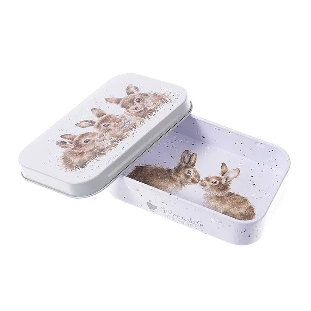 Mini Gift Tins>Wrendale Designs Daisy Chain' Rabbit Mini Gift Tin