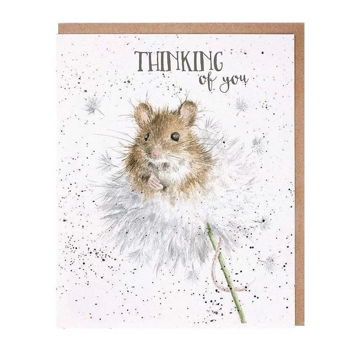 Thinking Of You>Wrendale Designs Dandelion' Mouse Thinking Of You Card