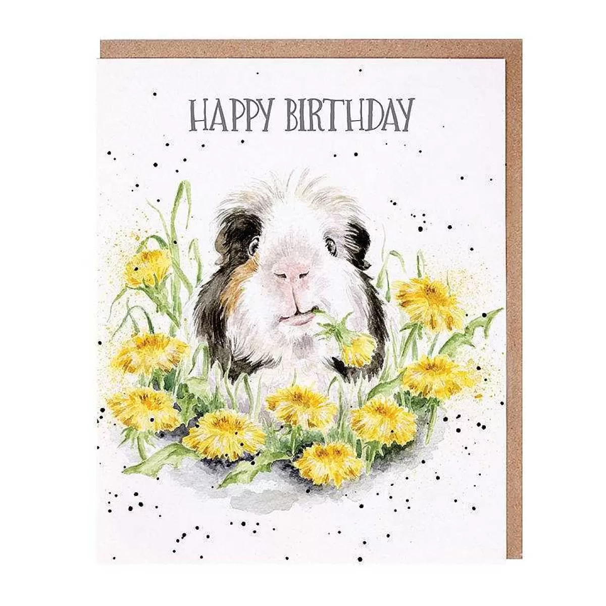 Birthday>Wrendale Designs Dandy Day' Guinea Pig Birthday Card